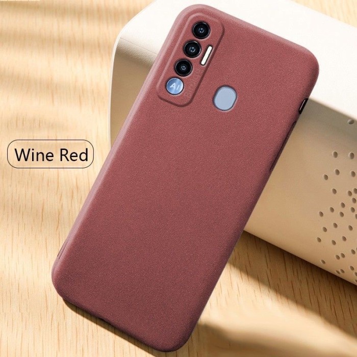 TECNO SPARK 7 PRO PREMIUM TPU SANDSTONE SILIKONE CASE ANTI LICIN