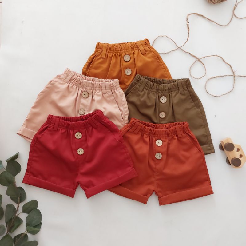 KIDFUNkids | BUTTON pants | Celana pendek kancing Anak