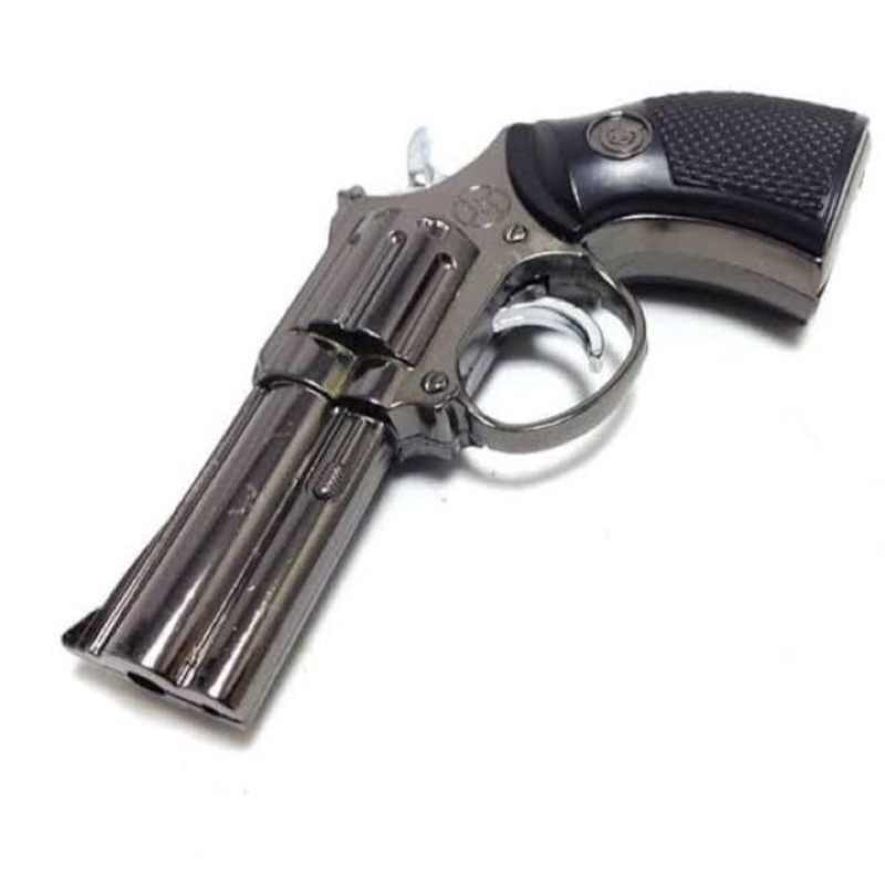 Pistol Korek Api Bara Jet Korek Pistol Pyhton Colt Revolver Korek Gas Isi Ulang