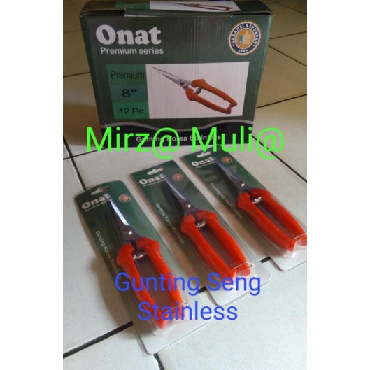 

Gunting Stainless 8" merk ONAT