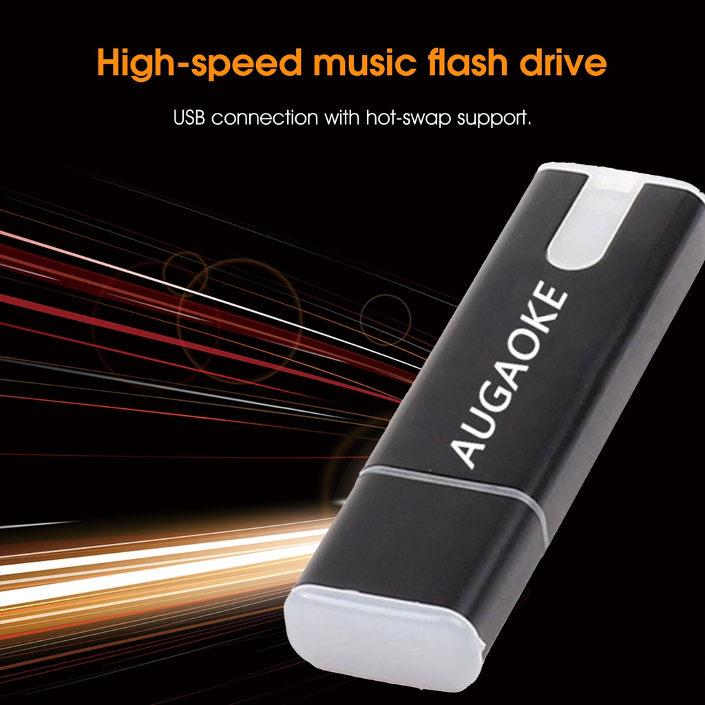 (Huluboy) Flashdisk USB 3.0 AUGAOKE 512GB / 1TB / 2TB Plug &amp; Play Bahan Metal Untuk PC