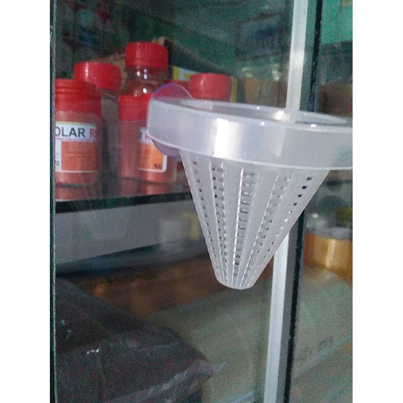 Wadah casut cacing sutra corong plastik cacing sutra tempat cacing aquarium