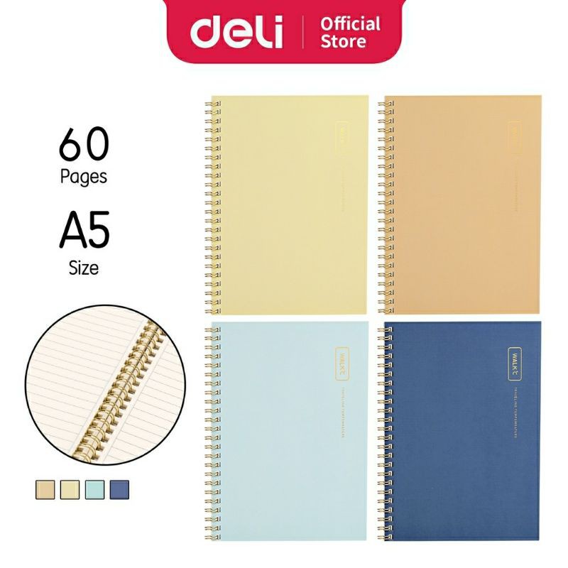 

Loose-Leaf Buku Notebook spiral A5 60