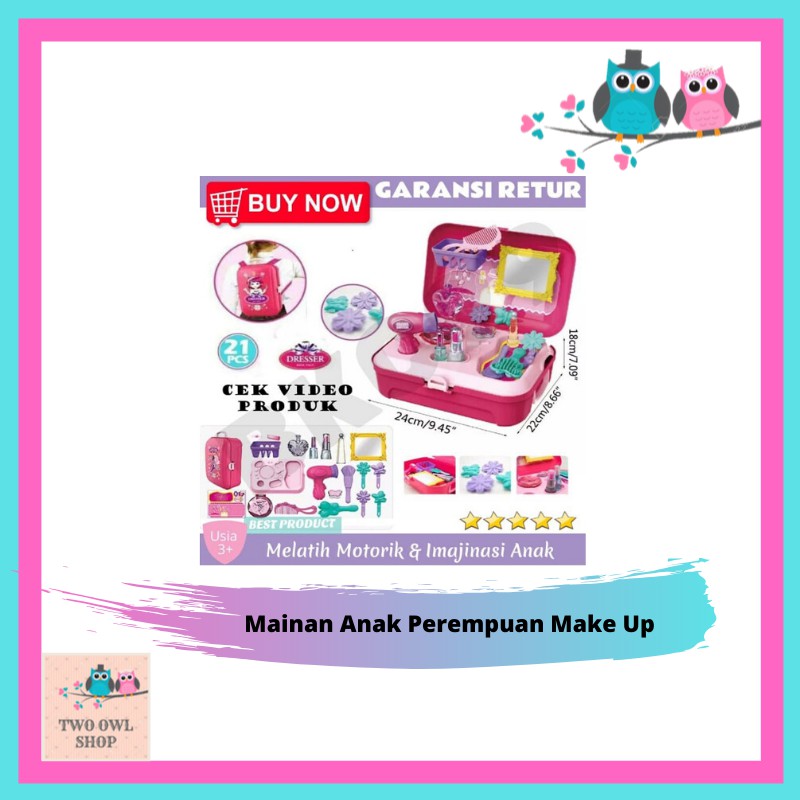 Twoowl BKC B35 Mainan  Anak  Perempuan Make  Up  Makeup Salon 