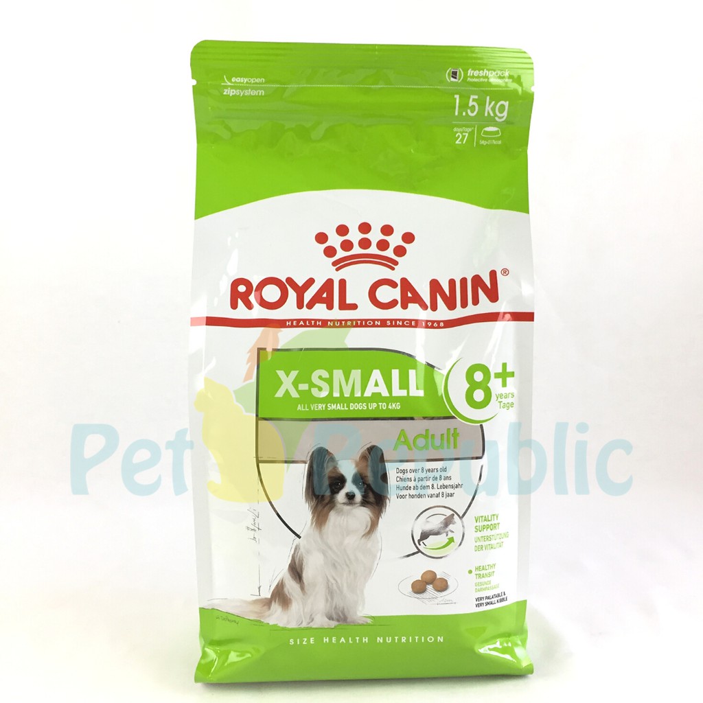 

ROYALCANIN XSmall Adult Mature 8+ 1.5kg for Senior Dog