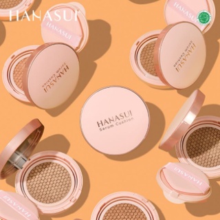 HANASUI Serum Cushion 15g | Foundation | Flawless | Natural Dewy Finish | Perfect Coverage | BPOM