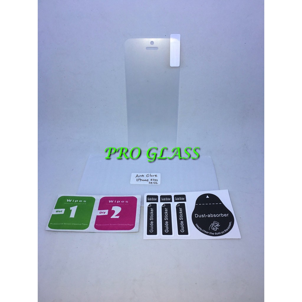Iphone 5 / 5s / 5c/ se Anti Glare / Anti Fingerprint Tempered Glass