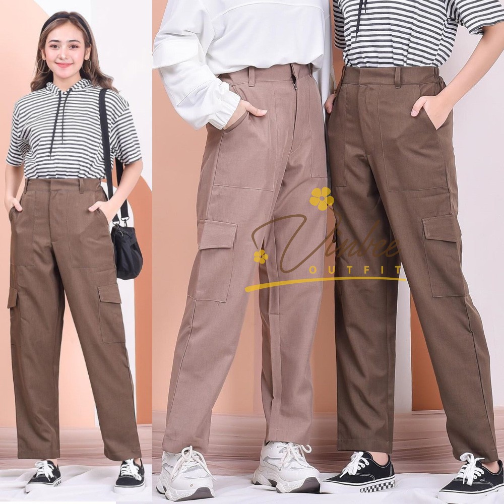 CLOWNY CARGO PANTS AMERICAN DRILL