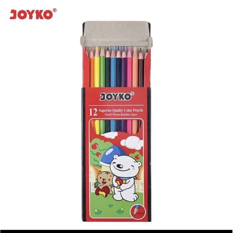 

Klir/ pensil warna joyko 12warna panjang