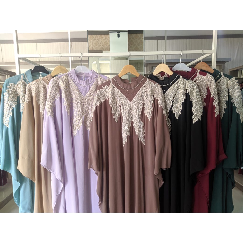 Kaftan Ceruty BabyDoll Kaftan Bianca Kaftan Ibu Ibu Remaja Mewah Kaftan Kekinian
