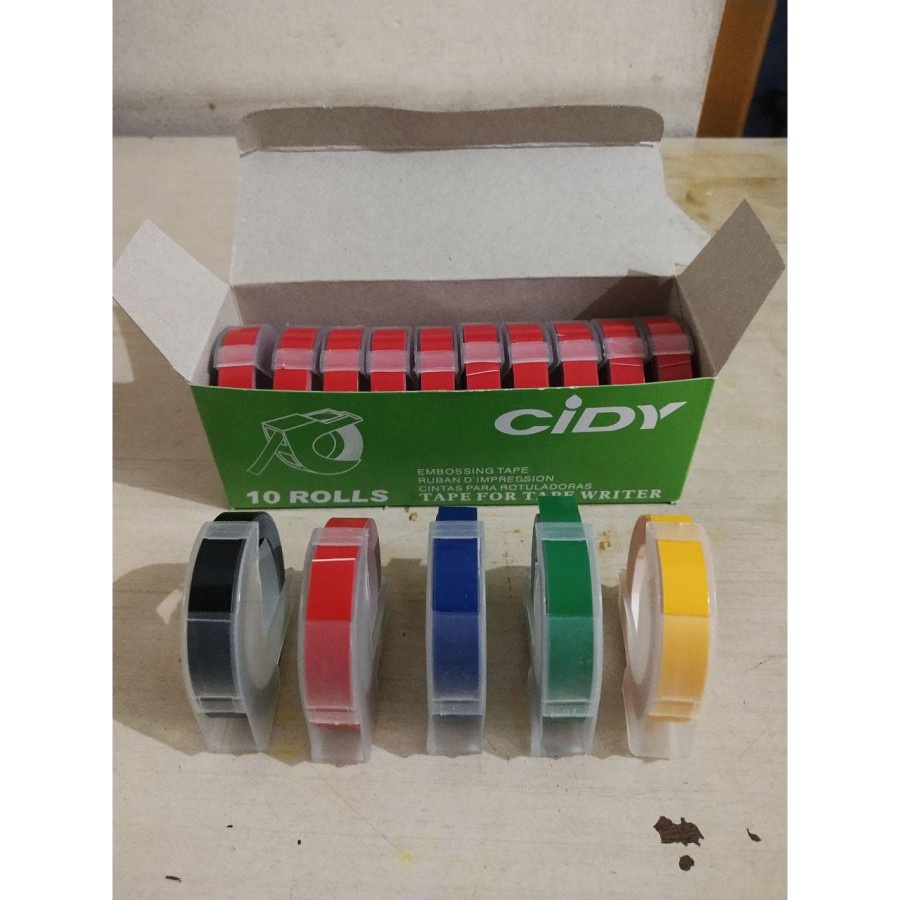 

Cidy Emboss Label Tape