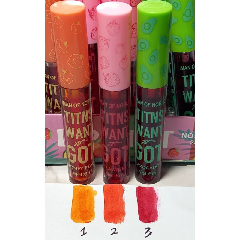 PERBOX LIP TINT THAILAND IMAN OF NOBLE HARUM FRUIT NO.956-24