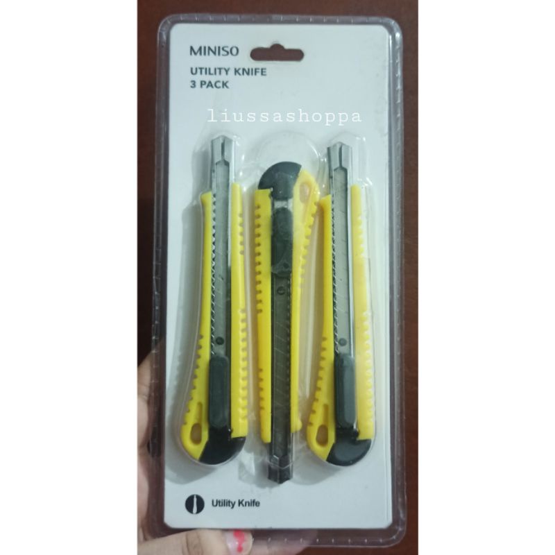 

Cutter Miniso - Utility Knife 3 Pack