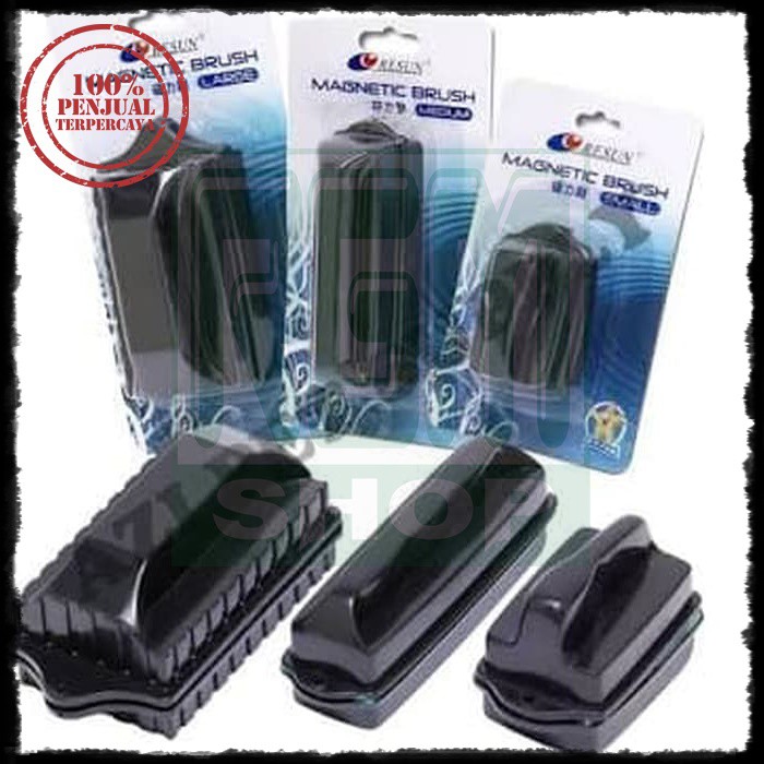 magnetic brush LARGE pembersih kaca magnet BESAR aquarium aquascape murah