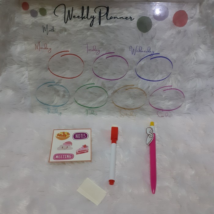 

Mudah Weekly Planner Acrylic A4 Murah Diskon