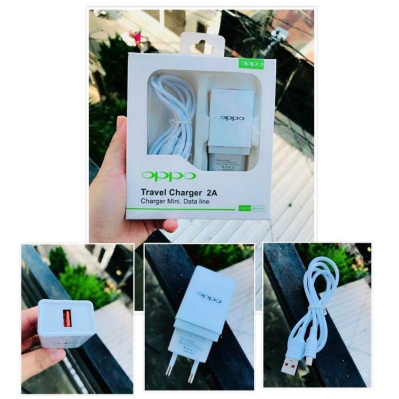 TC TRAVEL CHARGER A82 OPPO 1 USB MICRO &amp; TIPE-C KUALITAS BAGUS