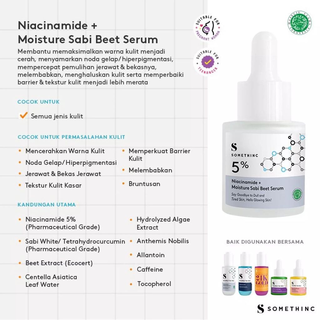 SOMETHINC 5% Niacinamide + Moisture Sabi Beet Serum