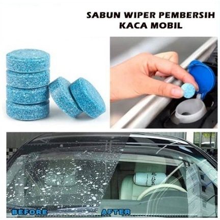 TABLET PEMBERSIH WIPER KACA MOBIL MULTIFUNGSI ANTI JAMUR