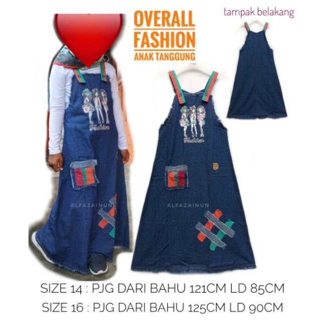 Overall Fashion Anak Tanggung