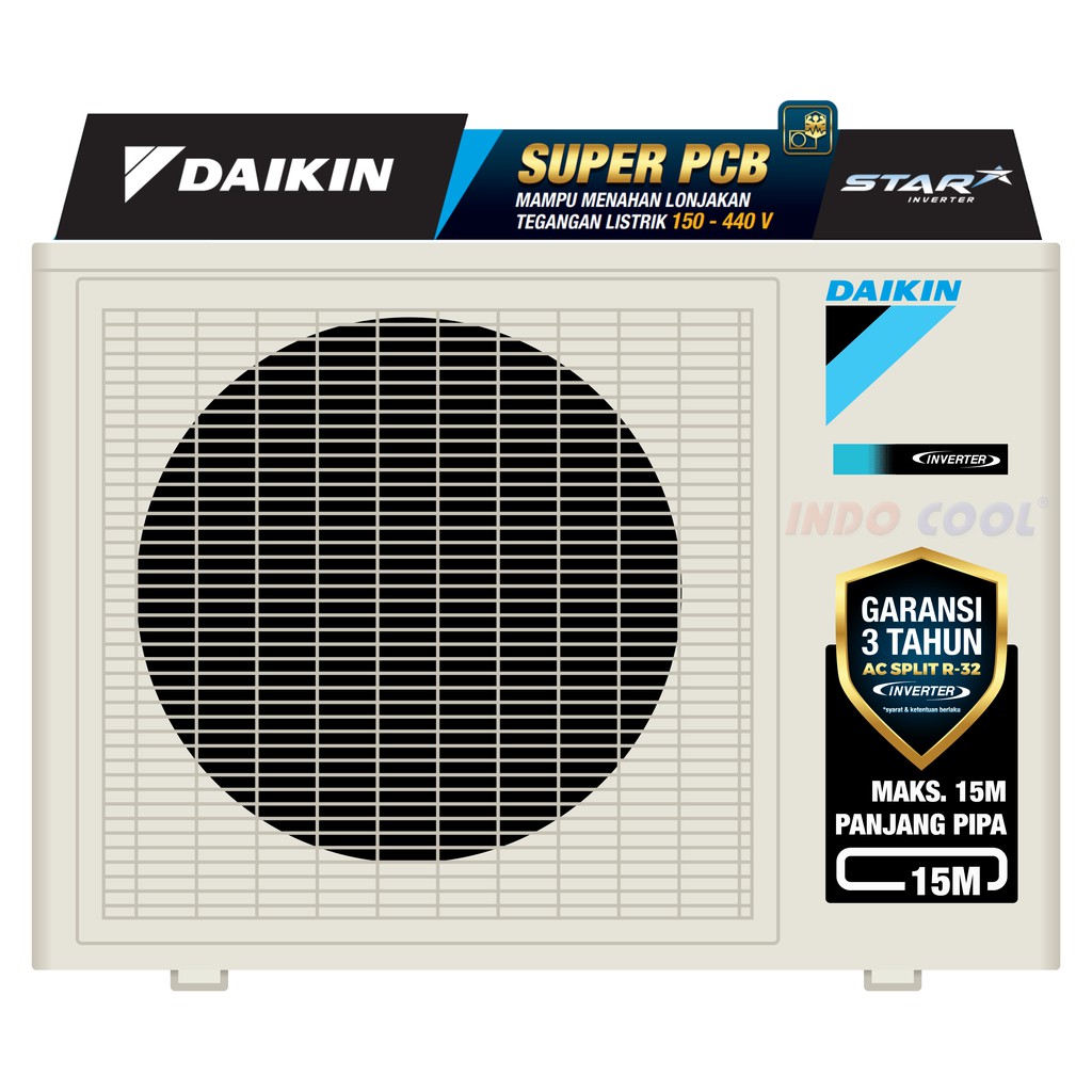 AC DAIKIN STAR INVERTER 3PK FTKC71