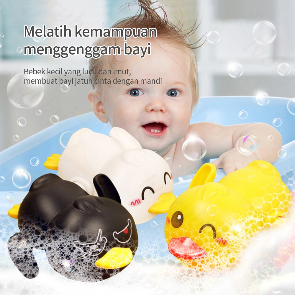 Ivorybaby Bebek mainan mandi anak bayi mainan bebek bath toys