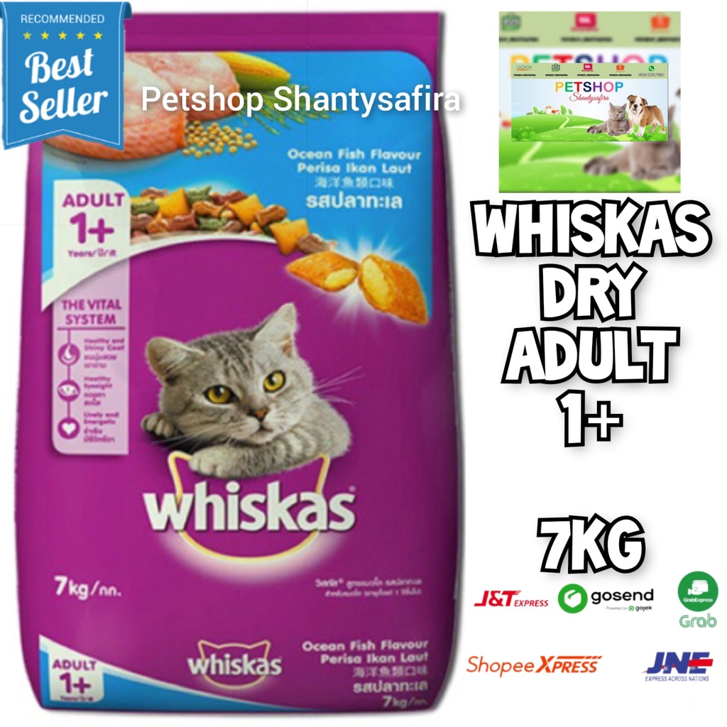 MAKANAN KUCING WHISKAS  K7 KG