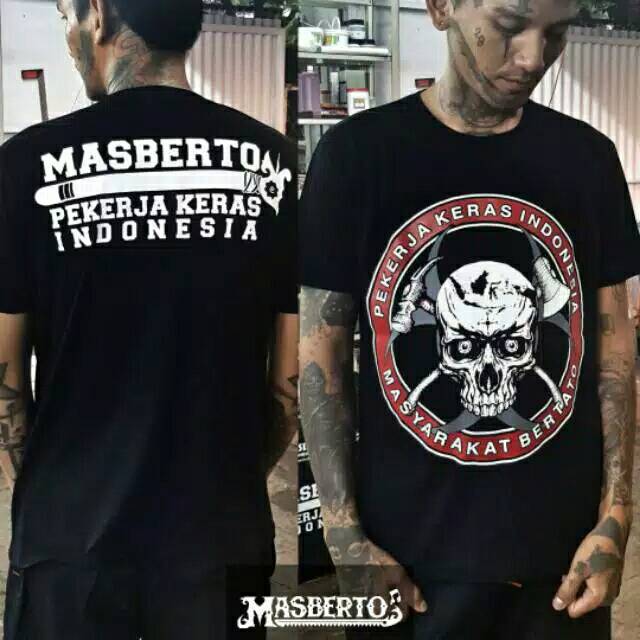 Kaos masberto PKI hitam