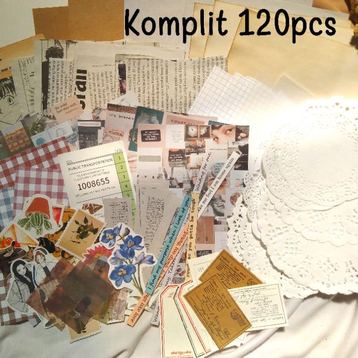 

Paling Laris [NEW VERSION‼️] 210++pcs Journal Kit untuk Journaling Scrapbook Aesthetic