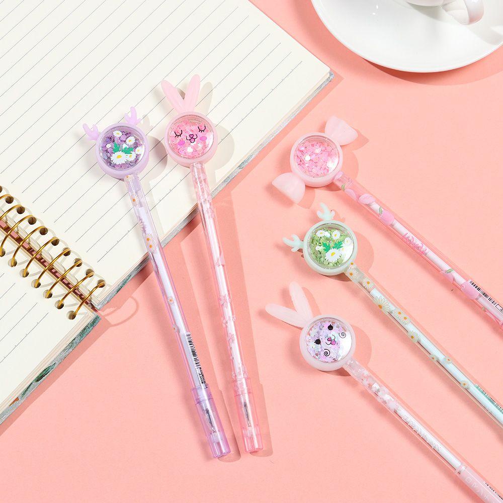 R-flower Gel Pen Cantik Tempat Pulpen Hadiah Alat Tulis