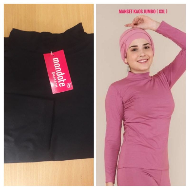 Manset Dalaman Baju Kaos Rayon XL Fit To  XXL ( Jumbo)