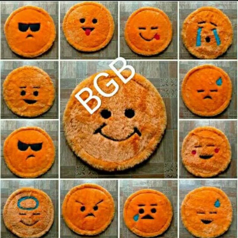 BGB Keset alas kaki Emoji bulu Rasfur KARINDO