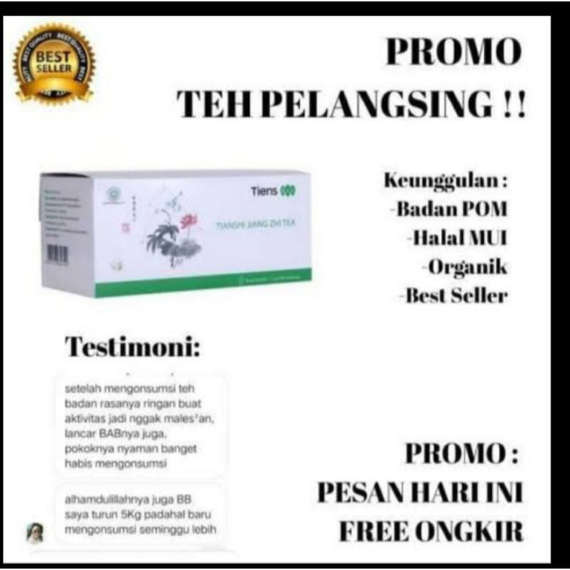 Pelangsing paket 1 Tiens
