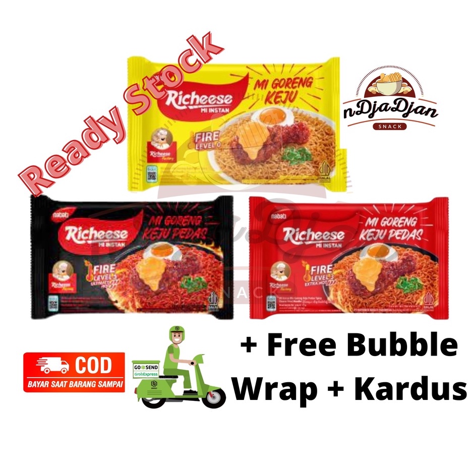 

Mie Goreng Keju Ramen Kuah Keju Richeese Nabati Level 0 3 5 Mie Rasa Keju Ndjadjan Snack