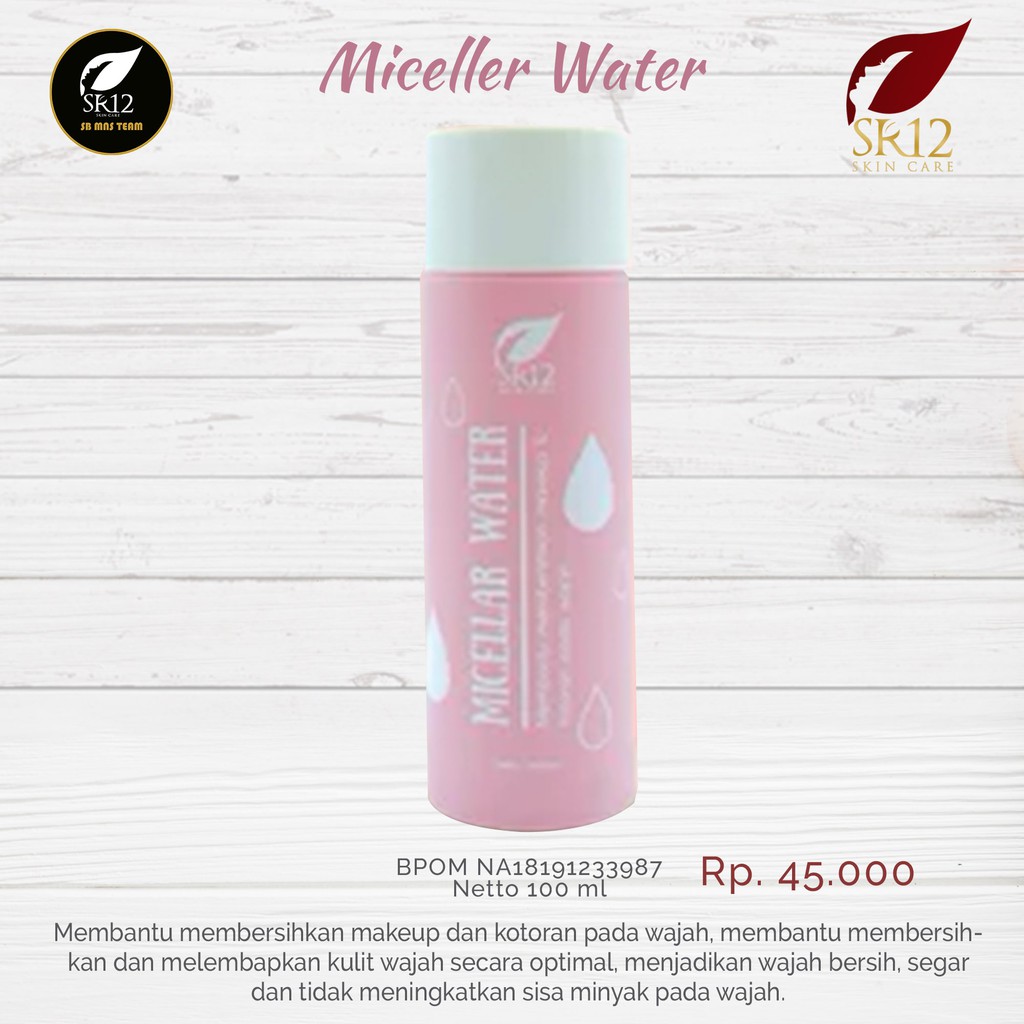 MICELLAR WATER/PEMBERSIH MAKE UP/PEMBERSIH WAJAH