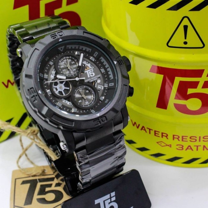 Jam Tangan Pria T5 H3814  T5 H 3814 original bergaransi free tin box