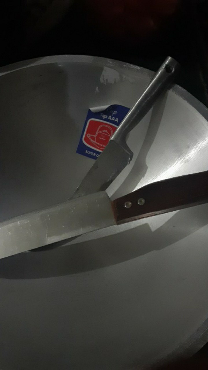 Pisau Dapur Ginzu Gagang Kayu Tidak Berkarat