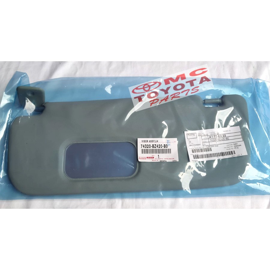 Sun Visor Protector Shade Cahaya Agya Ayla Avanza Xenia 74320-BZ420-B0
