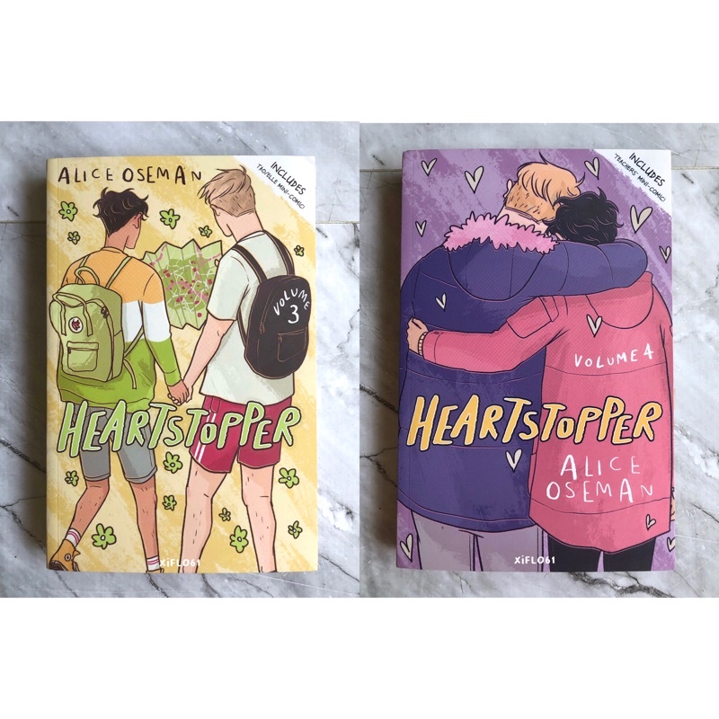 (booked) BUKU HEARTSTOPPER VOLUME VOL 3 & 4 PRELOVED