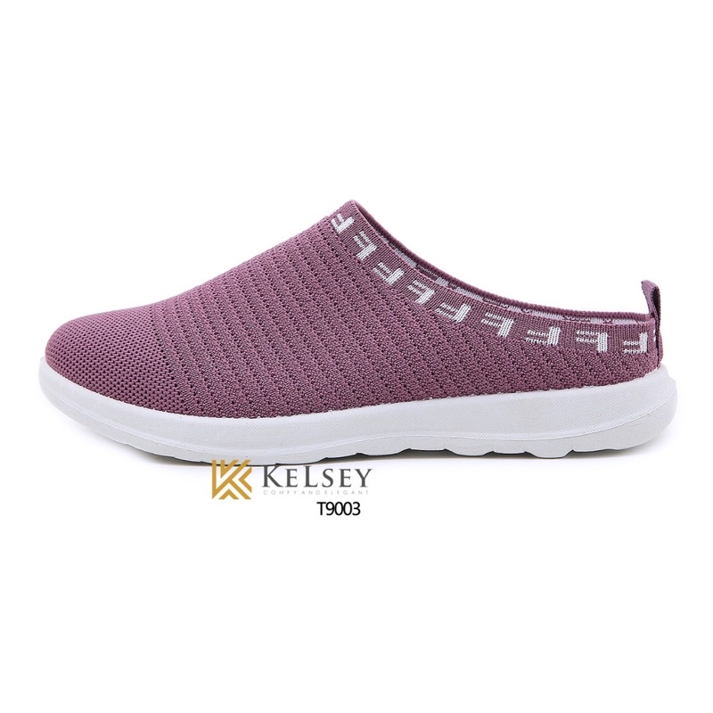 (GRATIS ALAS KAKI) NICOLE SANDAL SLIP ON WANITA KELSEY T9003 SANDAL SELOP WANITA Sepatu Wanita Import Slip On Soft Kanvas Elastis Anti Slip