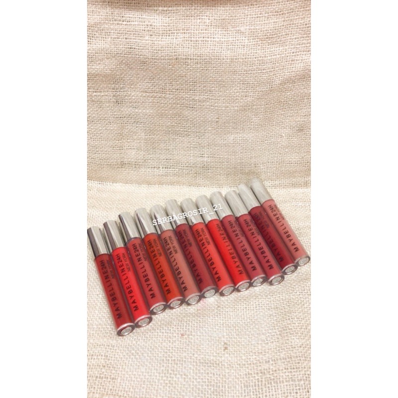[12PCS] LIPCREAM MAYBELLINE MATTE 6020 / 5693