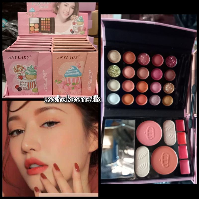 PROMO EYESHADOW  ANYLADY MERMAID | SWEET TIME | EYESHADOW BUKU MERMAID  NO.8624C | 8624H | 8624T