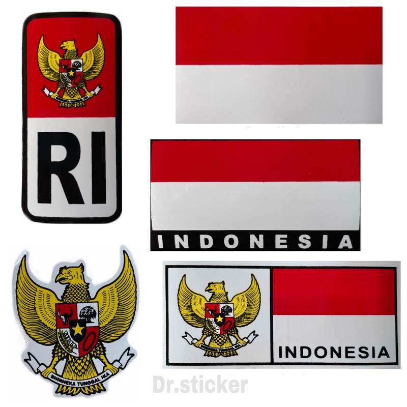 Jual Sticker Bendera Indonesia Merah Putih Shopee Indonesia