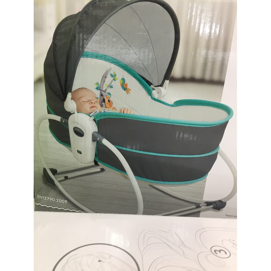 Makassar - Bouncer Cocolatte Weeler 5 in1 Rocker &amp; Bassinet | Tempat Tidur Bayi | Ayunan Bayi