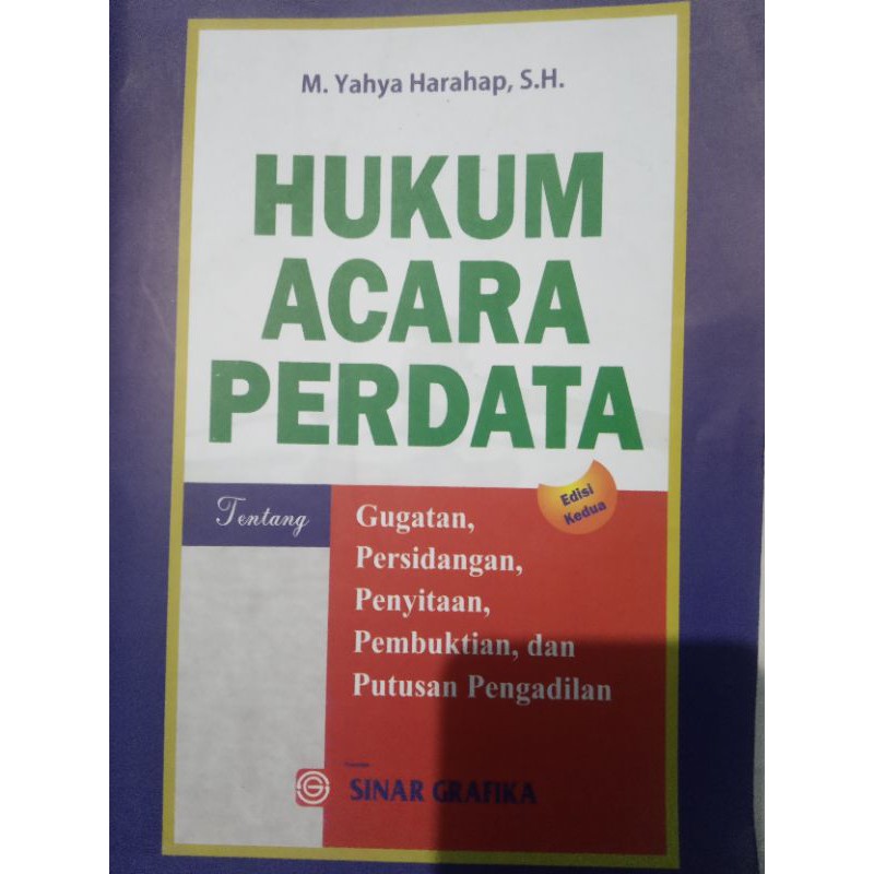 Buku Hukum Acara Perdata