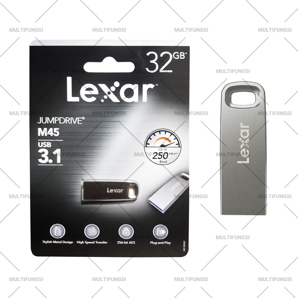 ORIGINAL LEXAR FLASHDISK 32GB JumpDrive M45 USB 3.1 Flash Drive