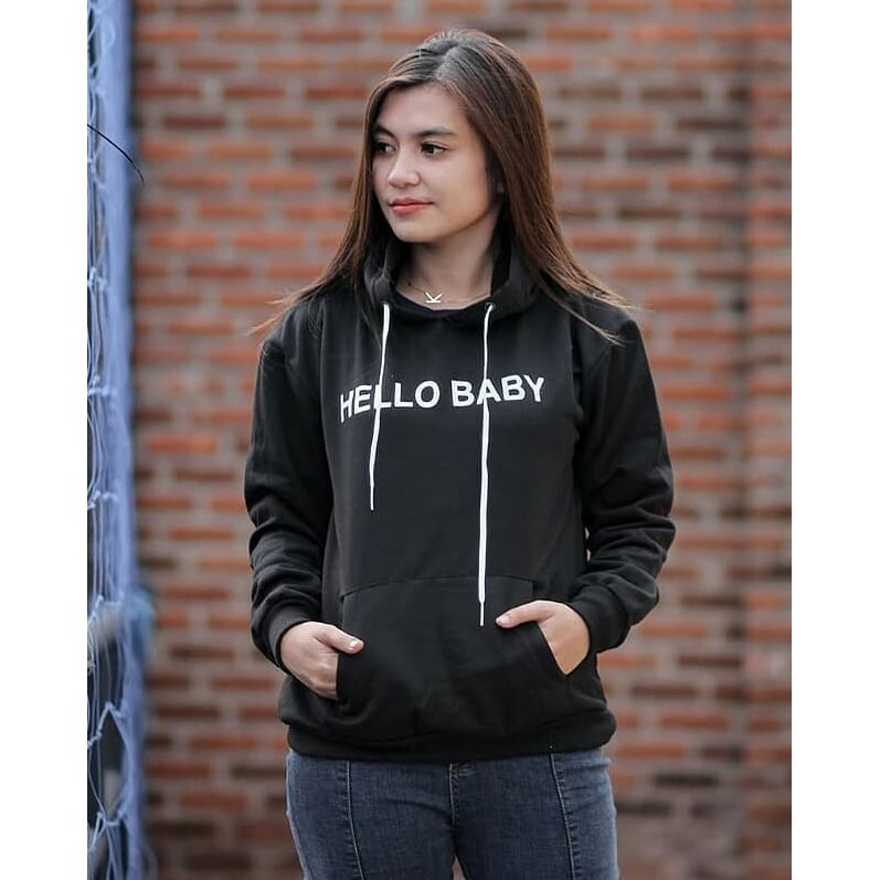 HELLO BABY HOODIE || HOODIE WANITA || HOODIE KEREN #HB