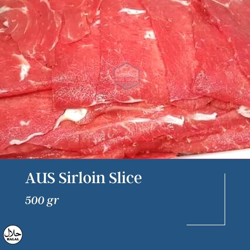 

Premium Beef Slice / Sirloin Slice Less Fat @500Gr