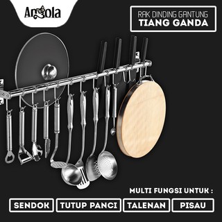 Rak Dapur E21 Rak Dinding Gantung Stainless Steel Rak Dapur E21 Rak Dinding Gantung Stainless Steel