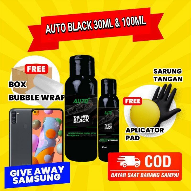 Aero Black Lite 30ml Original/merawat hitam doff/ Aero black Promo/shiny/penghitam Kendaraan/kit/bla