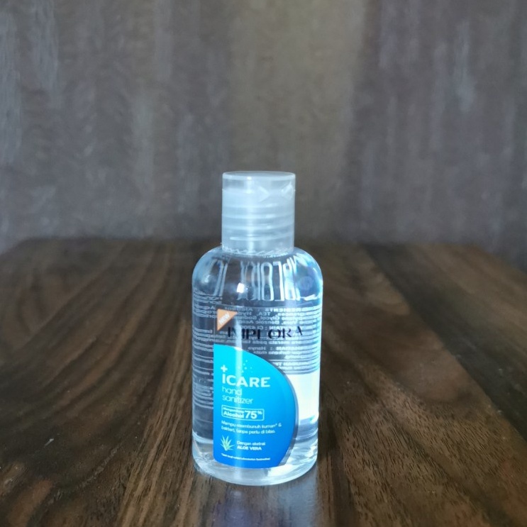 HAND SANITIZER IMPLORA ICARE DENGAN EKSTRAK ALOEVERA 60ML